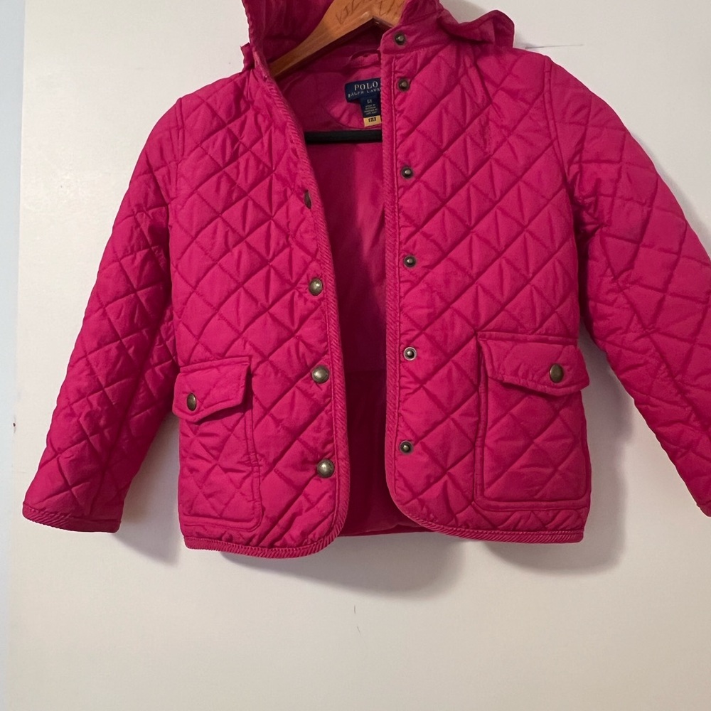 Polo by Ralph Lauren Kids Fuchsia Quilted Puffer Jacket
